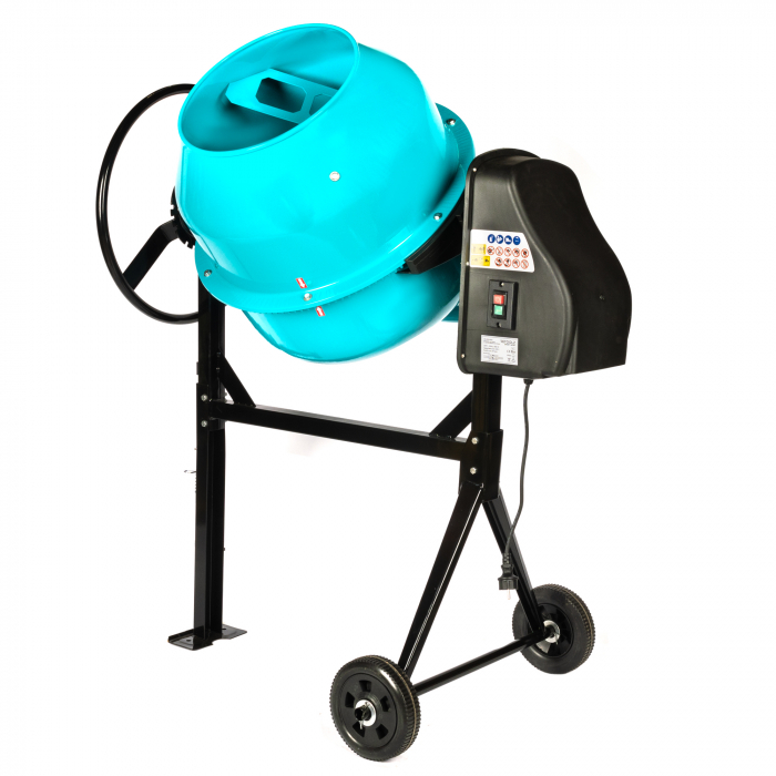 Betoniera Detoolz 140L, 850W, cu roti si coroana de fonta [3]
