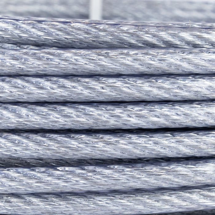 Cablu otel zincat Micul Fermier, plastifiat, diametru 4-5.5mm, lungime 25m [4]