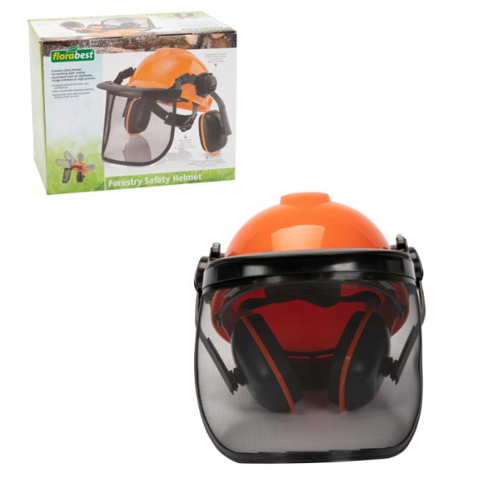 Casca cu viziera de protectie MICUL FERMIER, GF-1323 din plasa si antifoane [7]
