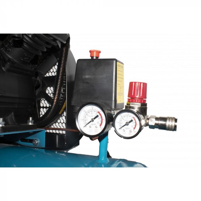 Compresor aer 2.2 KW, 100L Aquatic Elefant XY2065A-100 100L, 8bar, motor , 2850 RPM [2]