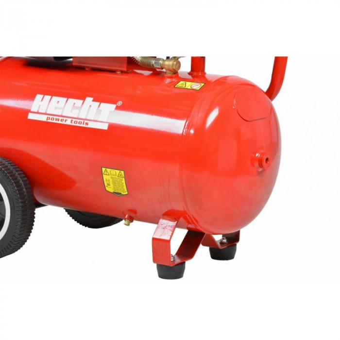 Compresor de aer Hecht 2353 pe ulei doua pistoane putere 2200 w 8 bar rezervor 50 l [4]