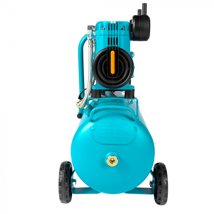 Compresor Detoolz 24L fara ulei, 1500 W, debit 154L/min, 8 bar, 2 prize de aer [7]