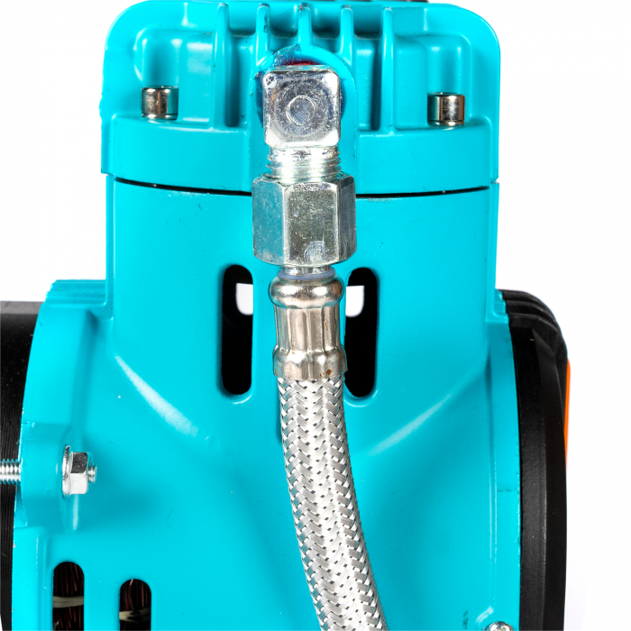 Compresor Detoolz 24L fara ulei, 1500 W, debit 154L/min, 8 bar, 2 prize de aer [3]
