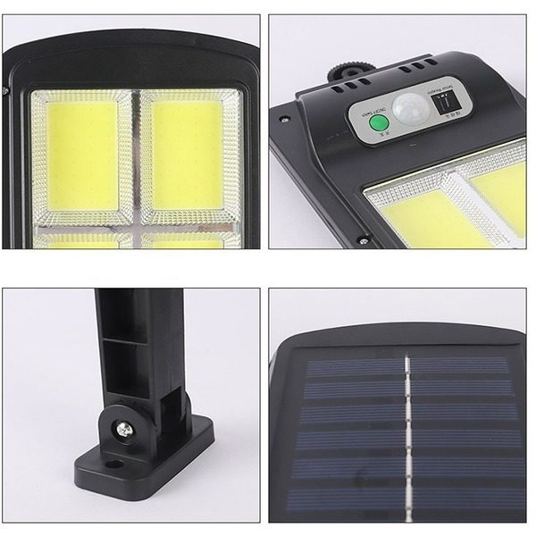 Corp de iluminat stradal cu panou solar Street Lamp, senzor miscare si 8 x LED COB [2]