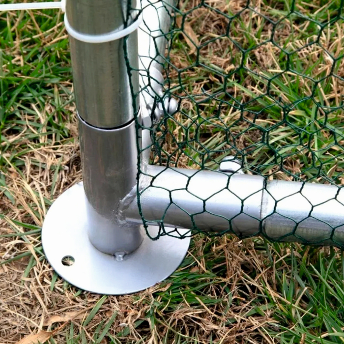 Cotet / tarc pentru pasari MESTERINO TOOLS MTGC-011, 3 x 2 x 1.95 m, otel galvanizat [5]