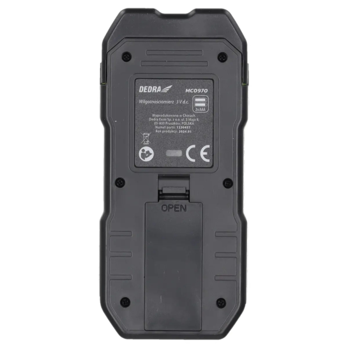 Dedra Higrometru pentru lemn si materiale constructie, 1.8", 0-40°C [2]