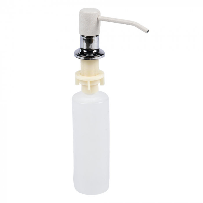 Dispenser incorporabil 270ml pompa 88mm alb/Cr [2]
