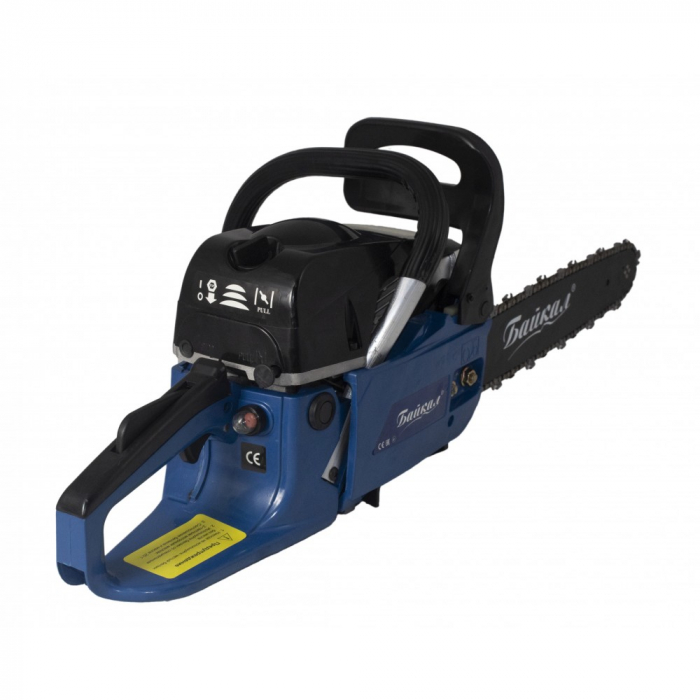 Drujba pe benzina Baikal, 4.5 CP, 52cc, Albastra, Lant 32 Dinti, Taiere 40 cm [5]