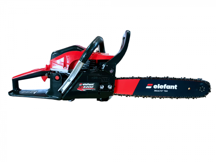 Drujba pe benzina ELEFANT CS5200, 4.8 Kw, 3400rpm, 52cm, 1 lama1 lant 38 cm [4]