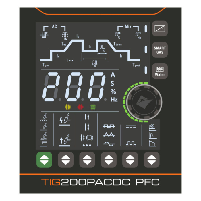 EVO20 TIG 200P AC/DC PFC (E2S22) - Aparat de sudura TIG AC/DC INDUSTRIAL Jasic [4]