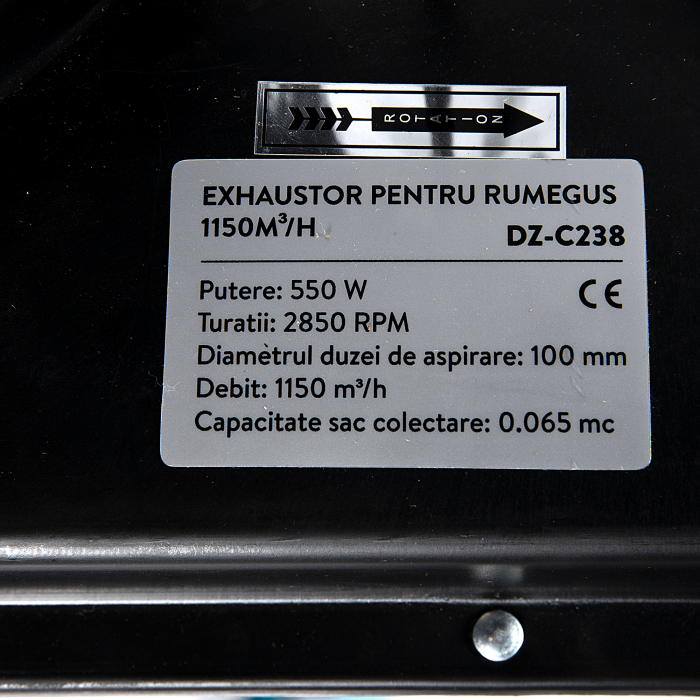 DZ-C238 Exhaustor pentru rumegus 1150 mc/h [8]