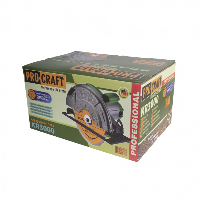 Fierastrau circular PROCRAFT KR3000, 3500 rpm, 3000W [10]