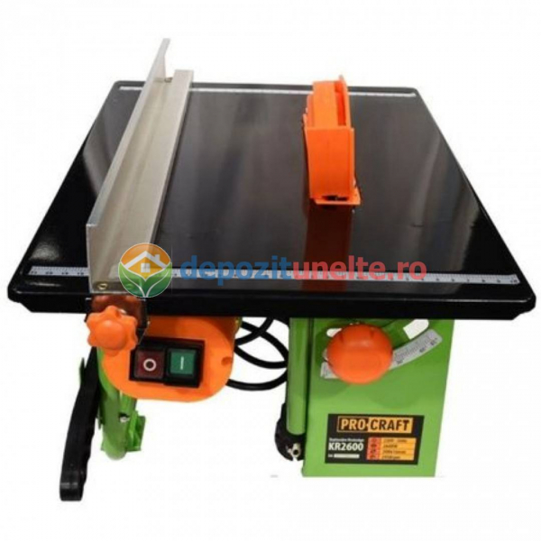 Fierastrau circular stationar 800W, 200X16mm, PROCRAFT KR2600, cu masa, Model 2019 [6]