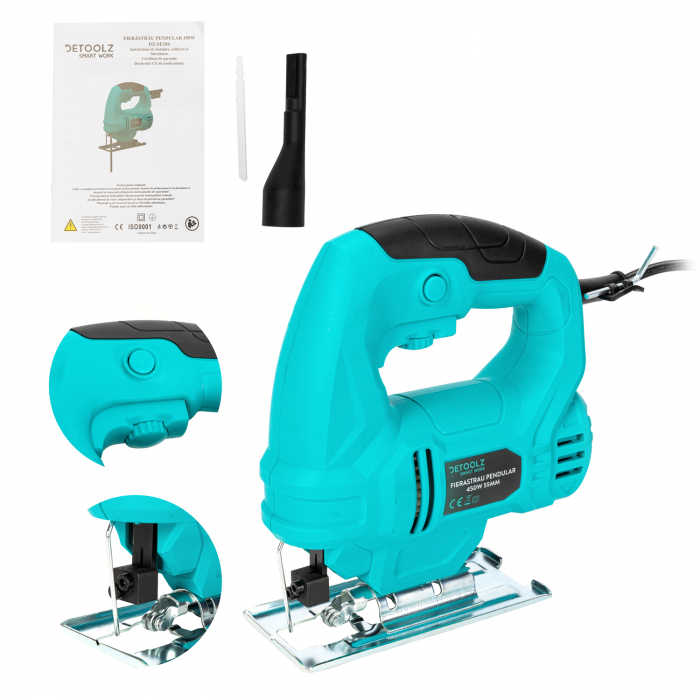 Fierastrau pendular 450W, 55MM, 3000RPM, Detoolz (DZ-SE104) [5]