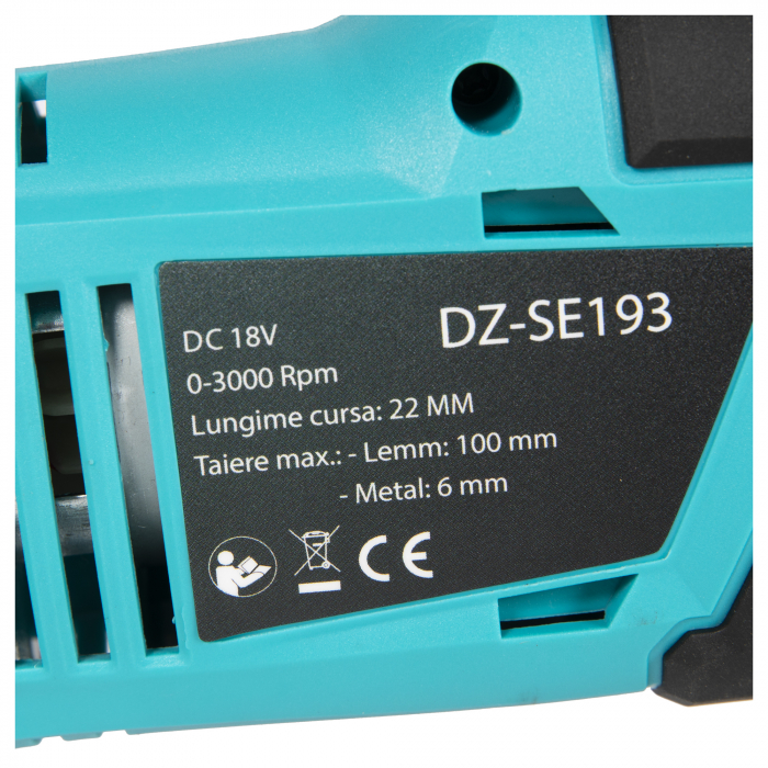 DZ-SE193 Fierastrau pendular sabie 18V 100mm [4]