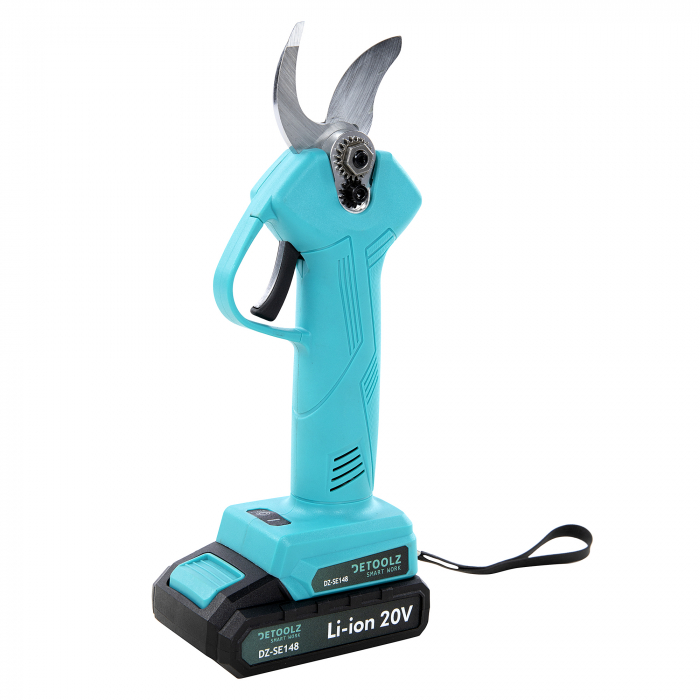 Foarfeca electrica de gradina cu acumulator 20V 2Ah, Detoolz DZ-SE148 [6]