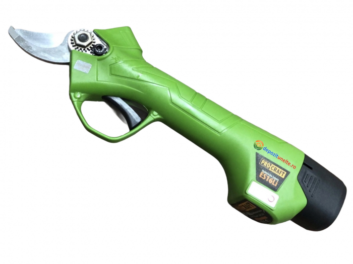 Foarfeca electrica cu acumulator Procraft ES16Li, 16V Li-ion, 2000mAh, pentru taiat vita de vie si pomi fructiferi  - 25 mm deschidere lama [2]