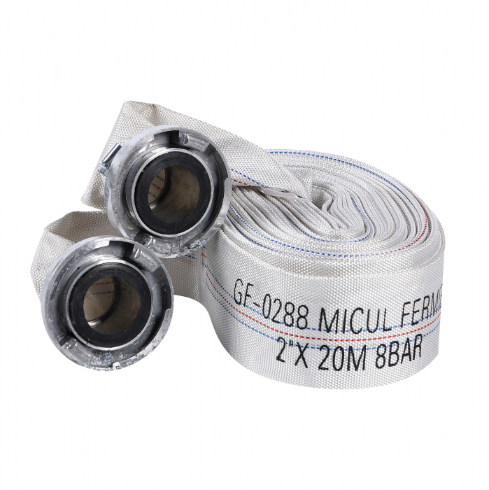 Furtun Pompier insertie textila+cauciuc 2" MICUL FERMIER, GF-0288, 20 m cu capete [2]
