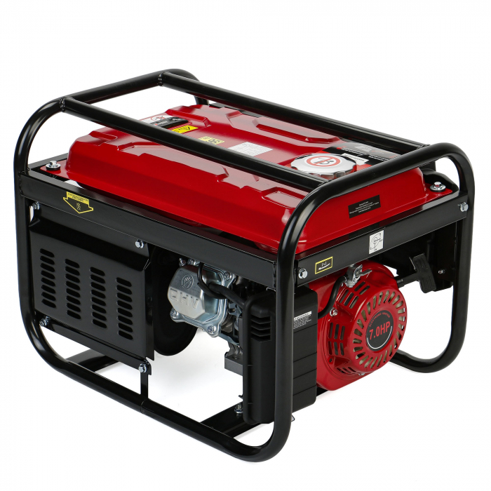 Generator curent electric Steinhaus PRO-GEN3150, 3150 W cu stabilizator de tensiune, benzina, autonomie 9.8 h [4]