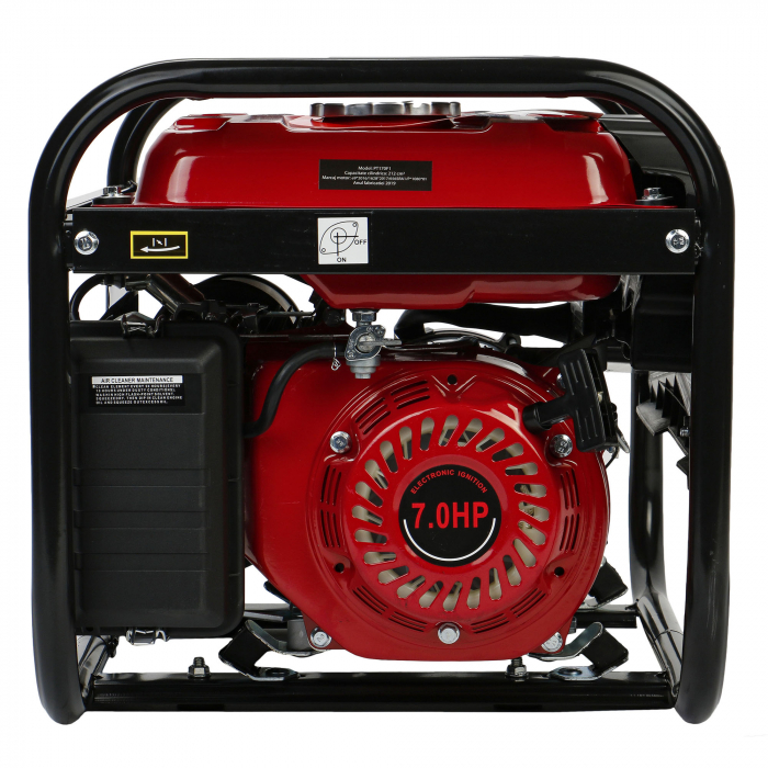 Generator curent electric Steinhaus PRO-GEN3150, 3150 W cu stabilizator de tensiune, benzina, autonomie 9.8 h [7]