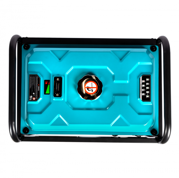 Generator Detoolz 2.5kW 2 prize 230V benzina, 4T, pornire manuala 15L fara roti G01 [16]