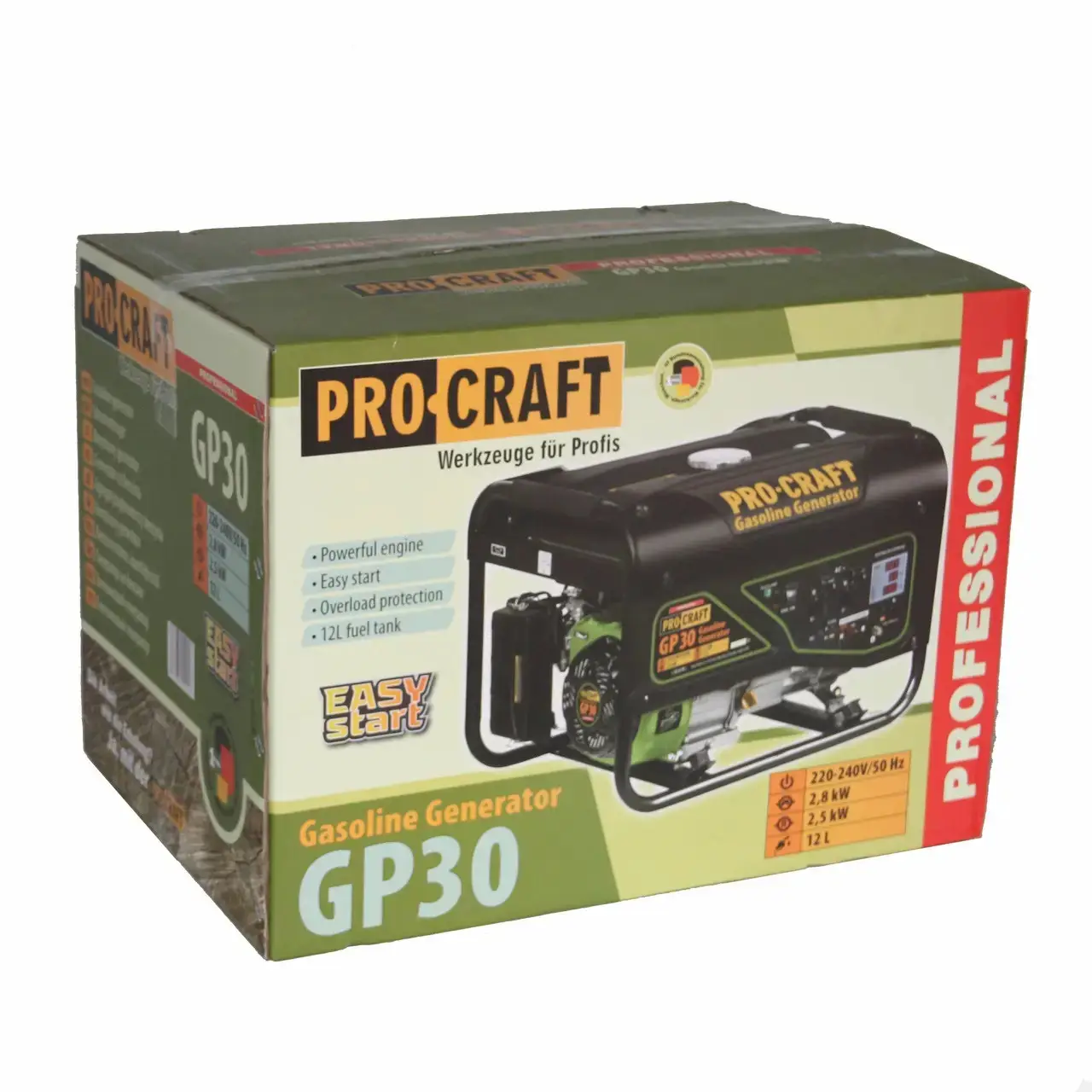 Generator pe benzina ProCraft GP30, 2800W, Capacitate rezervor 12L [6]