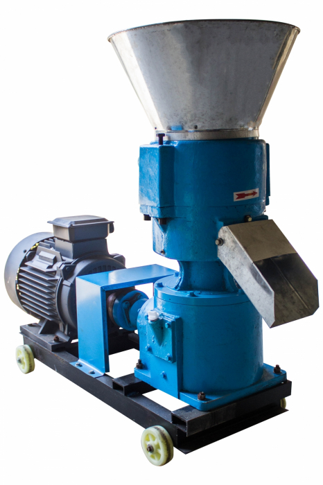 Granulator furaje KL-250 cu 3 matrite motor 11 kw/1500RPM/capacitate 400kg/h cu 3 matrite [7]