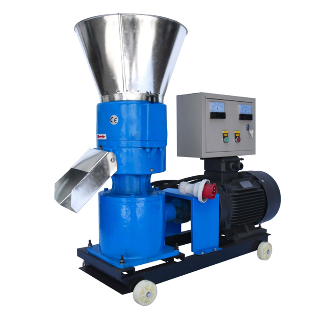 Granulator furaje KL-250 cu 3 matrite motor 11 kw/1500RPM/capacitate 400kg/h cu 3 matrite [4]