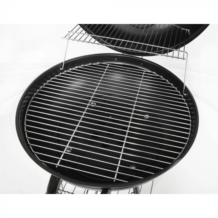 Gratar de gradina HECHT Merida, diametru 53.3 cm, din otel inoxidabil, cu roti [3]