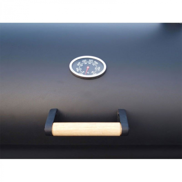 Gratar de gradina HECHT Sentinel, Bbq grill, din otel, pe carbune, rezistent la temperaturi inalte, dimensiuni 115x65x133 cm [11]