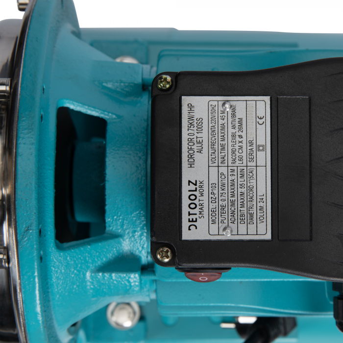 Hidrofor 0,75kW/1HP AUJET 100SS, bobinaj cupru [7]