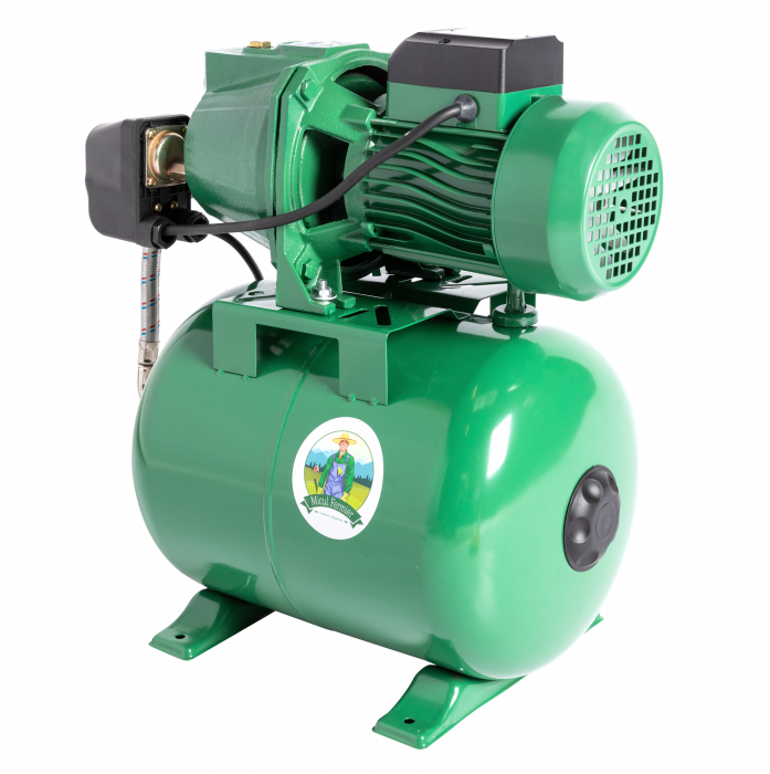 Hidrofor cu pompa autoamorsata din fonta 1,5 kW 230V 3200 l/h  butelie 24 litri adancime 9 metri [12]
