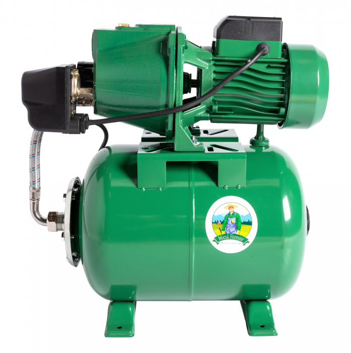 Hidrofor cu pompa autoamorsata din fonta 1,5 kW 230V 3200 l/h  butelie 24 litri adancime 9 metri [11]