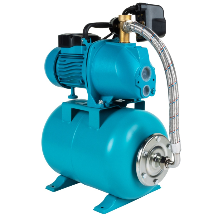 Hidrofor Detoolz 0.9 kW, debit maxim 2280l/h, inaltime maxima de pompare 40m, corp pompa fonta, butelie 24L, ejector [7]