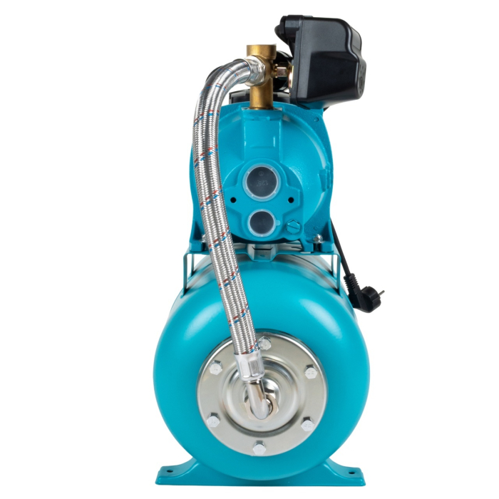 Hidrofor Detoolz 0.9 kW, debit maxim 2280l/h, inaltime maxima de pompare 40m, corp pompa fonta, butelie 24L, ejector [6]