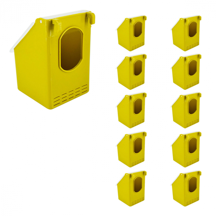 Hrănitoare pentru porumbei cu 1 compartiment set 10 bucati [7]