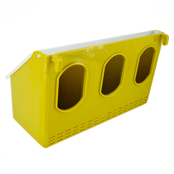 Hrănitoare pentru porumbei cu 3 compartimente set 10 bucati [2]