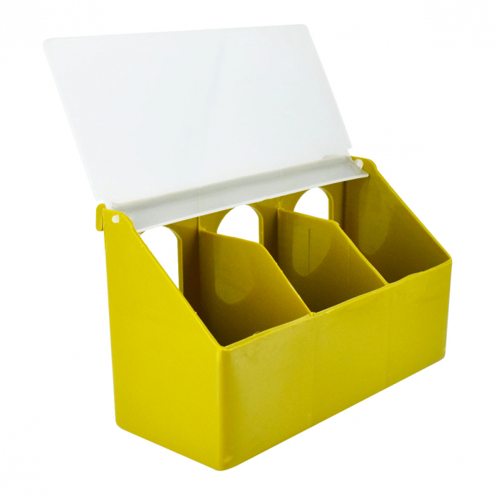 Hrănitoare pentru porumbei cu 3 compartimente set 10 bucati [4]