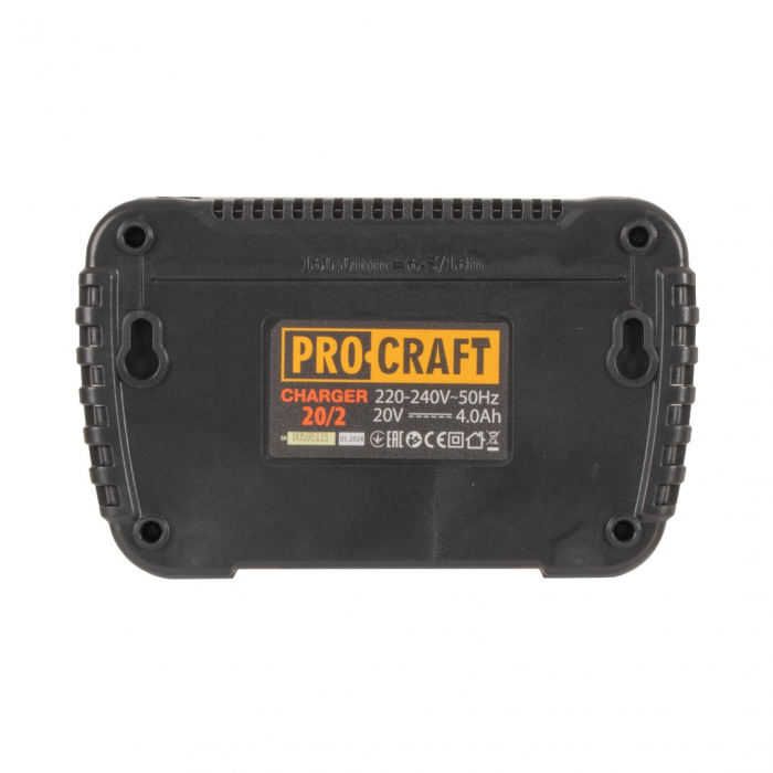 Încărcător dublu pentru acumulatori Procraft  20/2 20V, 4Ah [4]