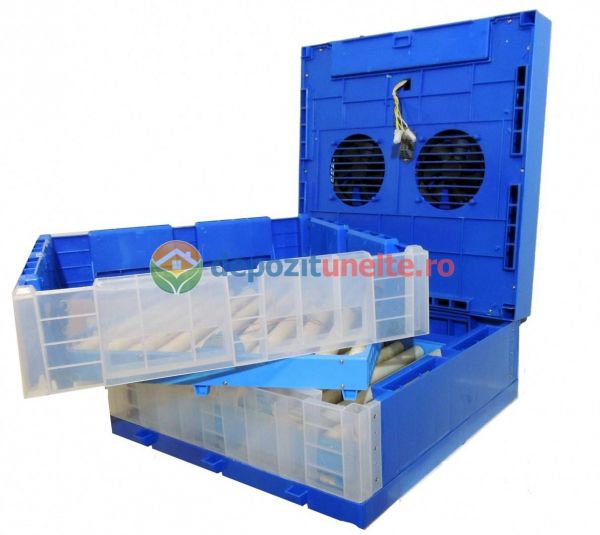 Incubator automat 128 ouă pasăre, 64 ouă gască, 96 ouă rată, 304 ouă prepelită Micul Fermier GF-1509 [5]