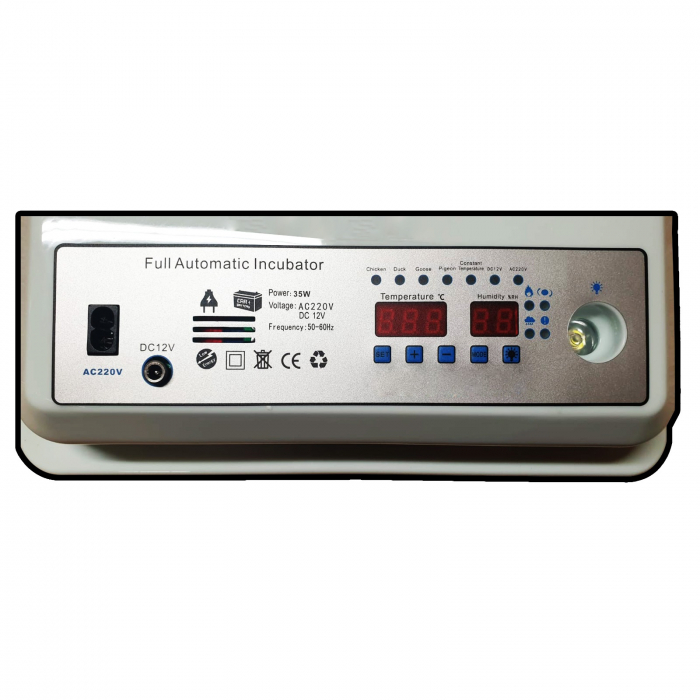 Incubator automat MS-36 capacitatea sa este de 36 de oua de gaina (12V/220V) [3]