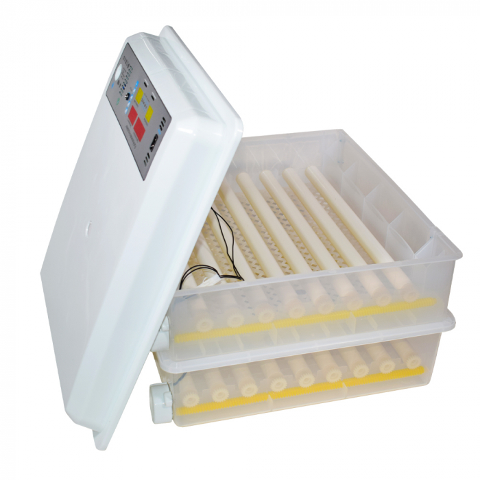 Incubator oua Euro-Tehno MS-120, 120 oua gaina automat, cu 2 nivele, 80W, ovoscop incorporat [9]