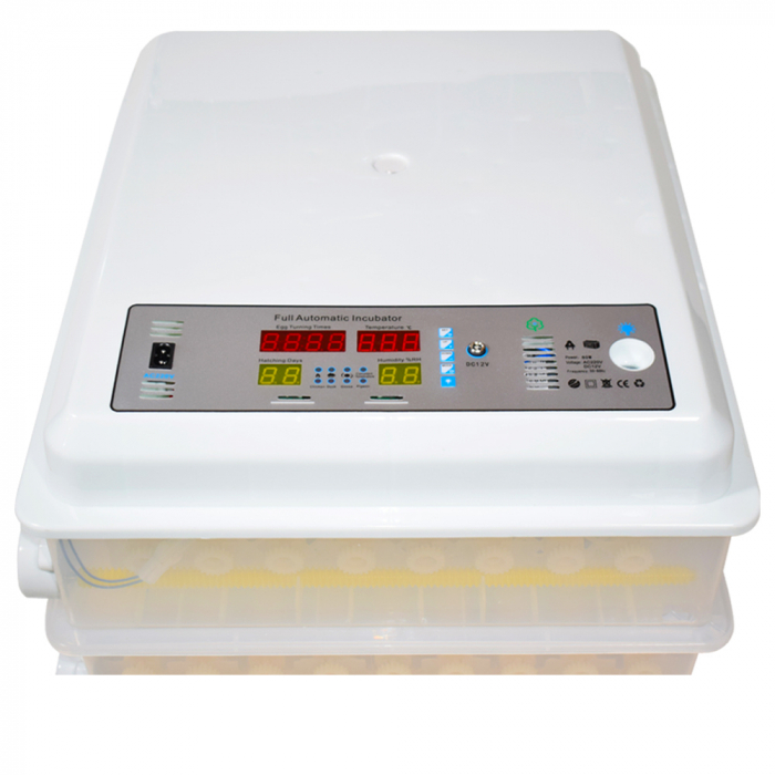 Incubator oua Euro-Tehno MS-120, 120 oua gaina automat, cu 2 nivele, 80W, ovoscop incorporat [8]