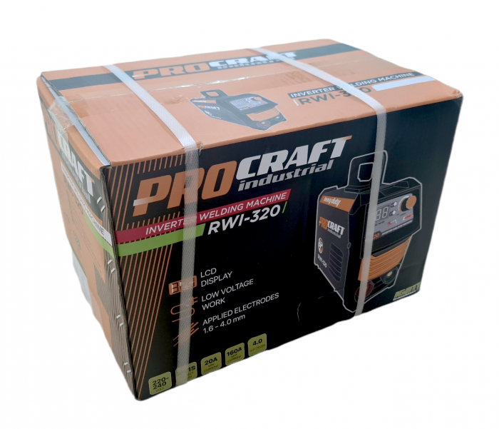 Invertor MMA Procraft RWI 320, Profesional, Heavy Duty, Tranzistori IGBT + Masca [7]