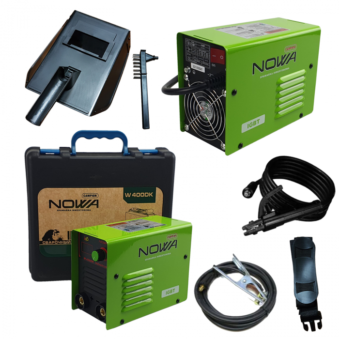Invertor pentru sudura W400DK NOWA by CAMPION. in valiza, afisaj electronic, electrozi 1.6-5mm [3]