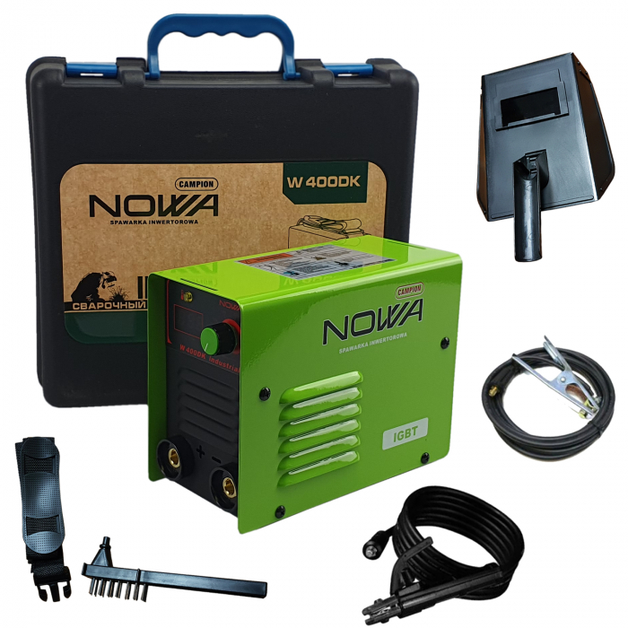 Invertor pentru sudura W400DK NOWA by CAMPION. in valiza, afisaj electronic, electrozi 1.6-5mm [1]