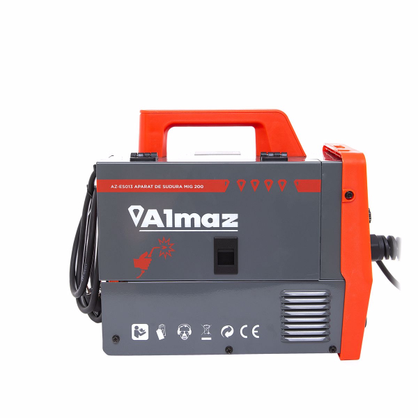 Set Aparat de sudura cu Plasma - GranDepo ALMAZ MIG-MMA 200A, Fir sudura MIG 0,8-1.0 mm (electrozi sudura MMA 1.6mm-4mm) MMA 200A MIG 200A Model COMPLET plus Rola fir sudura 0,8mmCABLU MMA 250A INCLUS [4]