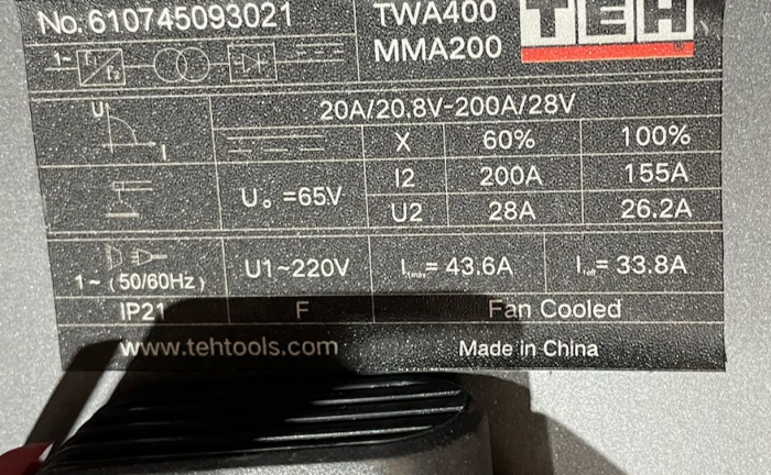Invertor TEH TWA 400, Profesional, Heavy Duty, Racire fortata, electrozi 5 mm  ANTI LIPIRE  + ARC FORCE REGLABIL MMA 200A [8]