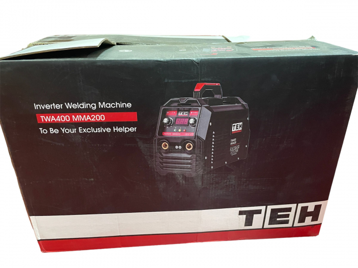 Invertor TEH TWA 400, Profesional, Heavy Duty, Racire fortata, electrozi 5 mm  ANTI LIPIRE  + ARC FORCE REGLABIL MMA 200A [12]