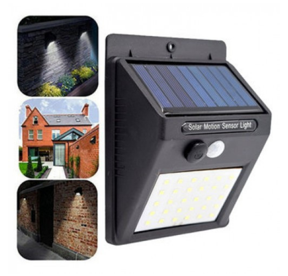 Lampa cu LED incarcare solara si senzor de miscare 30 x LED [6]